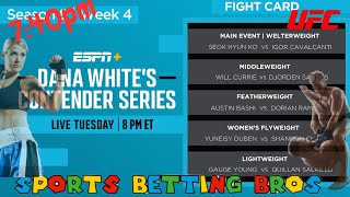 Dana White Contender Series Live Stream with Instant Reaction and Play by Play Analysis [upl. by Baggott]