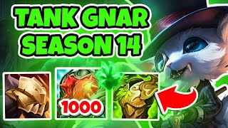 MY FAVORITE TANK GNAR BUILD IN SEASON 14 Season 14 Gnar Gameplay League of Legends [upl. by Persse]