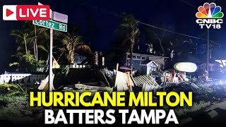 Hurricane Milton Aftermath LIVE Hurricane Milton Batters Tampa and St Petersburg  Tornadoes  N18G [upl. by Paver]