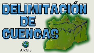 Delimitación de CUENCA HIDROGRÁFICA  ArcGIS  ArcMap  ArcHydro Tools [upl. by Herod]