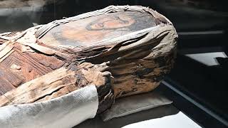 Egyptian mummy Portrait coffin  GraecoRoman Museum Alexandria [upl. by Siraval70]