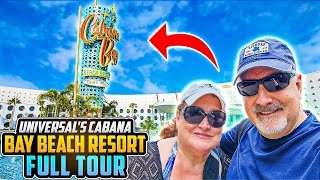 Universals Cabana Bay Beach Resort Full Tour with Bonus Tip [upl. by Orlan331]