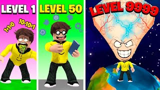 999999 IQ IN ROBLOX BIG BRAIN SIMULATOR [upl. by Annhoj]