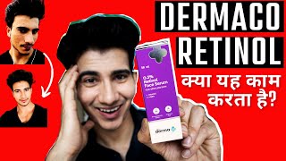 Derma co Retinol Serum review After using 1 month [upl. by Yeuh]