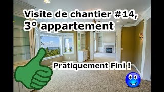 Visite de chantier 14 3° appartement pratiquement fini [upl. by Jaan631]