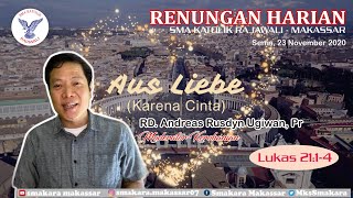 Renungan Harian 23 November 2020  smakara makassar [upl. by Arihsa293]