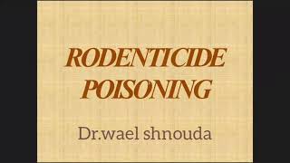 Rodenticide Poisoning [upl. by Annert]