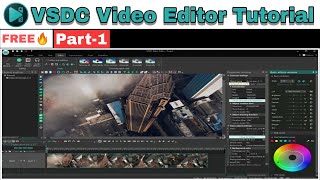 VSDC Free Video Editor Tutorial  Best Video Editor  Hindi  Part 1 [upl. by Jollenta]