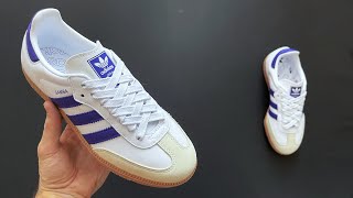 HOW TO DIAMOND LACE UP ADIDAS SAMBA [upl. by Spindell]