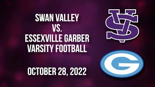 BCTV Sports  Swan Valley vs Essexville Garber Varsity Football 102822 [upl. by Christi]