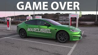 Tesla Model S Plaid 1000 km challenge [upl. by Mal]