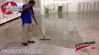 Concrete Polishing Fort Lauderdale  Garage Floor Polishing  Scotchgard Stone Protector [upl. by Iot]