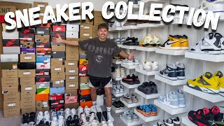 MY ENTIRE SNEAKER COLLECTION 100 PAIRS [upl. by Yenhpad158]