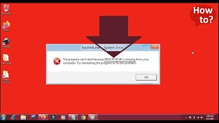 MSVCP100dll Missing Error in Windows How to Solve Solved [upl. by Rosy537]