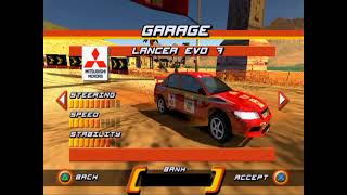 PS2  Shox Rally  All Cars US Version [upl. by Odnomra]