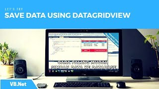 VBNet  Save Data Using Datagridview And Not Using TextBox [upl. by Gladwin]