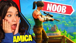 PORTO LA MIA MIGLIORE AMICA SU FORTNITE PER LA PRIMA VOLTA [upl. by Emersen590]