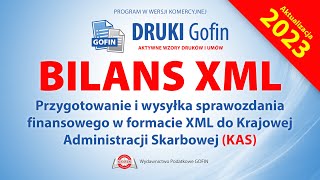 Przygotowanie i wysyłka sprawozdania finansowego XML do Krajowej Administracji Skarbowej KAS [upl. by Ades]