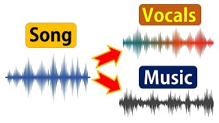 How to Separate Music and Vocals from any Song Quickly in Free [upl. by Amsed643]