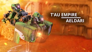 Tau Empire vs Aeldari  A 10th Edition Warhammer 40k Battle Report warhammer40k [upl. by Coyle]