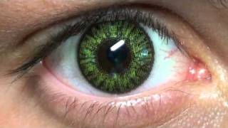 Freshlook Colorblends Gemstone Green Panos [upl. by Lenej650]