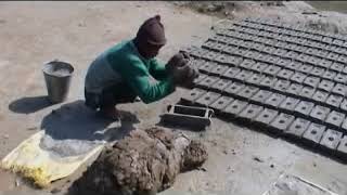 Bricks in Nepal Thecho Kathmandu [upl. by Leasi]