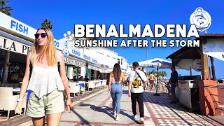 Benalmadena Spain Sunshine after the Storm November 2024 Update Costa del Sol Walk  Málaga 4K [upl. by Osicran661]