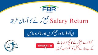 How to File Tax Return for Salaried Person 2024  Salary Person Income Tax Return FBR Tax Consultant [upl. by Hasen]