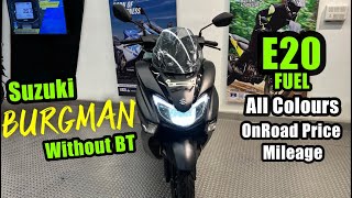 New Suzuki Burgman Street 125 With OBD 2 Engine Updates  2023 Suzuki Burgman Without BT [upl. by Oine]