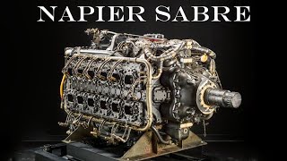 Napier Sabre  The Ultimate WWII Aircraft Engine  Part 1 [upl. by Eyllom]