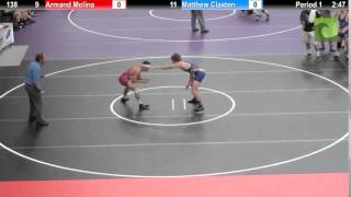 138 Armand Molina vs Matthew Claxton [upl. by Clary]