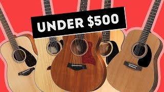 Tonys Top 5 Beginner Acoustic Guitars Under 500 [upl. by Cordova348]