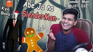 Is Bhoot Se Kon Darega 😂 SlenderMan quotMust Diequot Free Game Funny Moments BeastBoyShub React [upl. by Llenrad956]