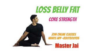 20 Minutes Yoga for Strength and Loss Belly fat with Master Jai [upl. by Atihcnoc]