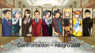 Old Ace Attorney All CrossExamination Themes 2015 [upl. by Campball286]