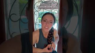 My hair care routine as a horse girl Pt 5 horsegirl hair haircare haircareroutine [upl. by Ailisec]