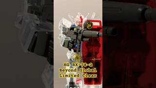 Limited Clear RX782 Gundam Beyond Global gunpla bandai [upl. by Ecnarret]