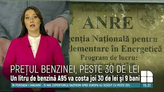 Scumpire FĂRĂ PRECEDENT Benzina a depășit prețul de 30 de lei [upl. by Hesta]