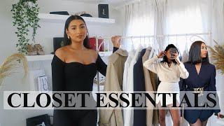 CLOSET ESSENTIALS  Build your SpringSummer Wardrobe [upl. by Nelon]