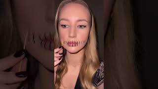 easy halloween makeup 🖤✨🕷️ halloweenmakeuplook halloween makeuphacks makeuptutorial makeup [upl. by Nailliw]