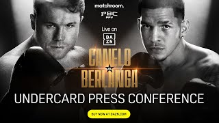 CANELO ALVAREZ VS EDGAR BERLANGA UNDERCARD PRESS CONFERENCE LIVESTREAM [upl. by Acissev]