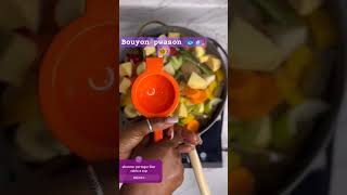 Brouillon poisson 🐟 food cuisine cooking recipe foodie cover chicken easyrecipe yummy [upl. by Eelyma]