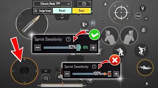 Sprint Sensitivity 82 Vs 100 ✅ which best in BGMI  PUBGm [upl. by Osber]