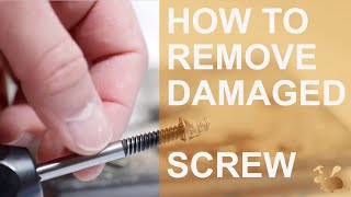 How to Use a Screw Extractor  The proper way [upl. by Sirapal]