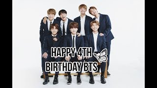 BANGTAN FANSUB HAPPY 4TH BIRTHDAY BTS [upl. by Adigun]