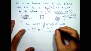 Double integrals and volume example [upl. by Erinn882]