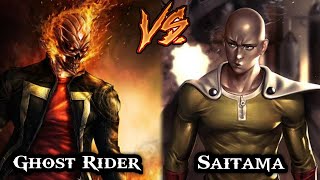 Ghost Rider Vs Saitama  Who will win [upl. by Nabla]