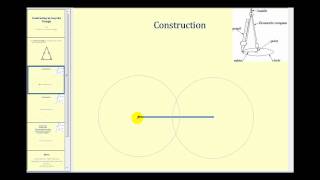 How To Construct An Isosceles Triangle [upl. by Winifield]