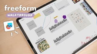 A Guide to Apples Freeform App FULL Tutorial  Walkthrough ✍🏼📚 [upl. by Arias]