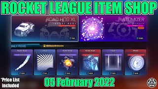 ROCKET LEAGUE ITEM SHOP  FEB052022  ORANGE ATOMIZER [upl. by Busey958]